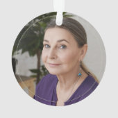 Noël dans le ciel mémorial photo Keepsaké (dos)