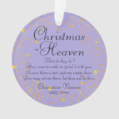 Noël Dans Le Ciel Mémorial Purple Or Photo (devant)