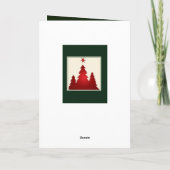 Noël dans le mémorial du Ciel, carte de Noël (Dos)