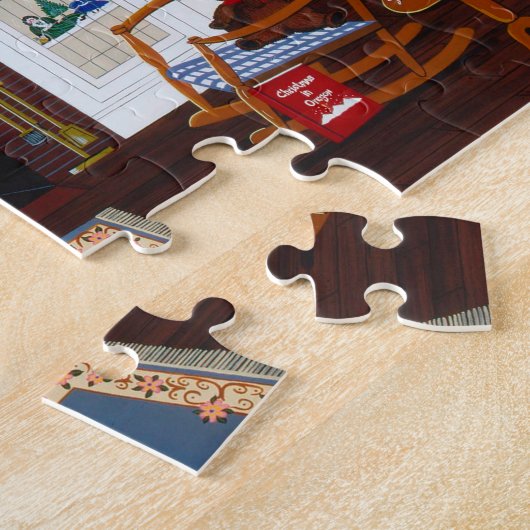 Noël dans le Puzzle de l'Oregon (Côté)