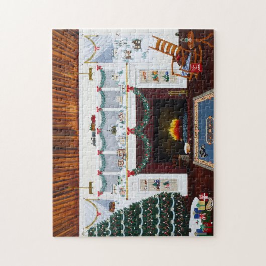 Noël dans le Puzzle de l'Oregon (Vertical)