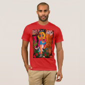 Noel dans le terrain ombragé T-shirt (Devant entier)