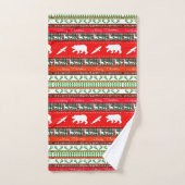Noël dans les bois (Serviette à main)