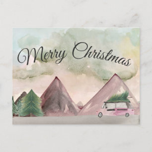 Noël dans les montagnes Carte postale