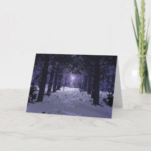 Noël dans les Pins Carte de Noël