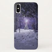 Noël dans les Pins coque iphone-Mate (Dos)