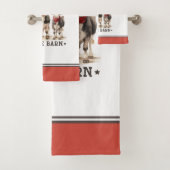 Noël dans les vaches rustiques de la grange à Sant (En situation)