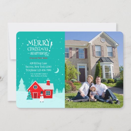 Noël dans notre nouveau Carte photo de vacances (Devant)