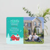 Noël dans notre nouvelle maison Carte photo de vac (Debout devant)