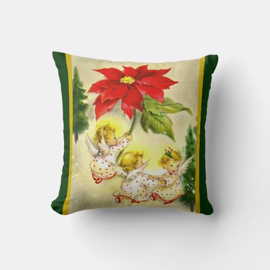 Noël Danser Bébé Angels Coussin (Recto)