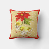 Noël Danser Bébé Angels Coussin (Verso)