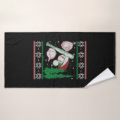 Noël de baseball (Serviette de bain)