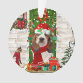 Noël de Basset Hound (devant)