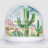 Noël de Cactus du désert | Les souhaits chauds (Avant)