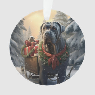 Noël de Cane Corso, cadeau de mémorial pour chien,
