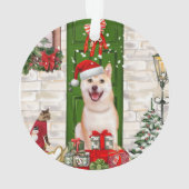 Noël de Chien Shiba Inu (dos)