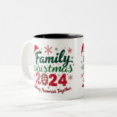 Noël de famille 2024 Mug Rassembler les souvenirs (Devant gauche)