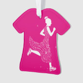 Noël de fille d'arc-en-ciel ornemente des cadeaux (devant)