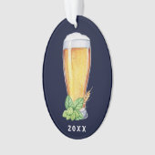 Noël de houblon de bleu de bière anglaise de (devant)