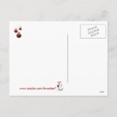 Noël de Jack Russell souhaite la carte postale #2 (Dos)