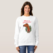 Noël de jument ! Funny Horse Sweatshirt (Devant entier)