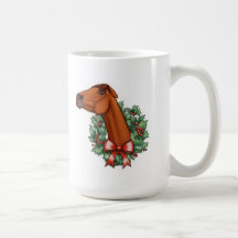 Noël de jument ! Grosse Mug de cheval drôle