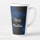 Noël de la colombe blanche grande latte Mug (Droite)