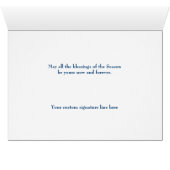 Noël de la Croix d'argent chrétienne étoilée (Intérieur Horizontal (Bas))