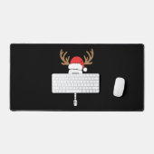 Noël de la guitare Santa Hat Reindeer (Clavier et souris)