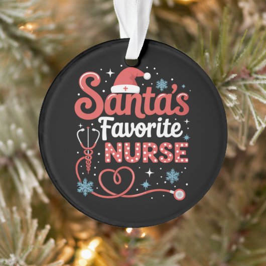 Noël de la infirmière préférée de Santa  (Arbre)