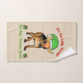 Noël de la mignonne Chihuahua (Serviette à main)