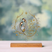 Noël de la nativité en argent et or (Neutre)