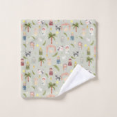 Noël de la Nativité Sage Serviette de bain ensembl (Gant de toilette)