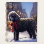 Noël de la saison festive du Caniche (Devant)