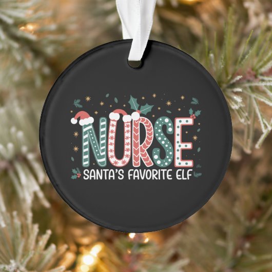 Noël de l'elfe préféré de Santa Infirmière Inspira (Arbre)