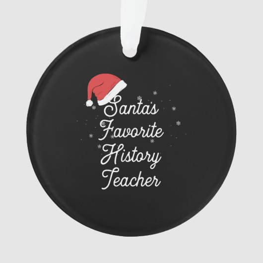 Noël de l'enseignant d'histoire (devant)