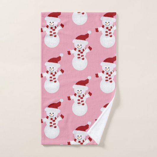 Noël de Little Snowman (Serviette à main)