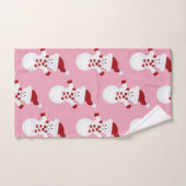 Noël de Little Snowman (Serviette à main)