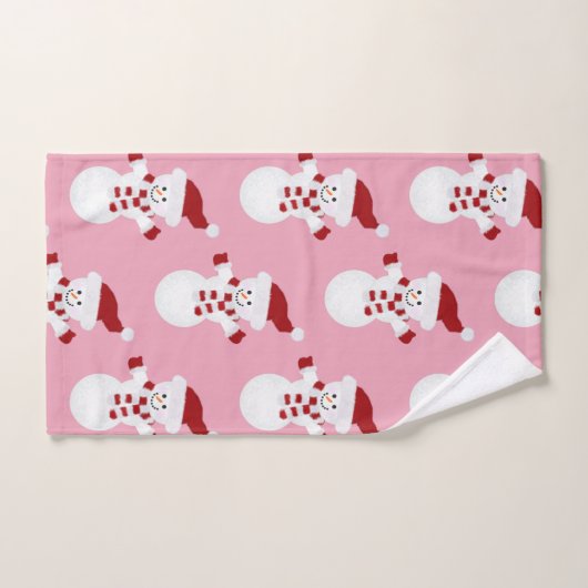 Noël de Little Snowman (Serviette à main)