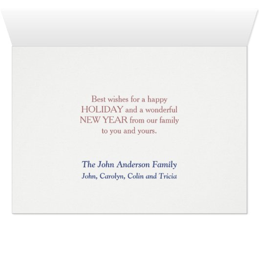 Noël de l'ours couché et renne (Intérieur Horizontal (Bas))