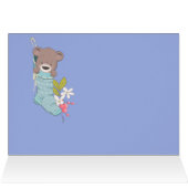 Noël de l'ours couché et renne (Intérieur Horizontal (Haut))