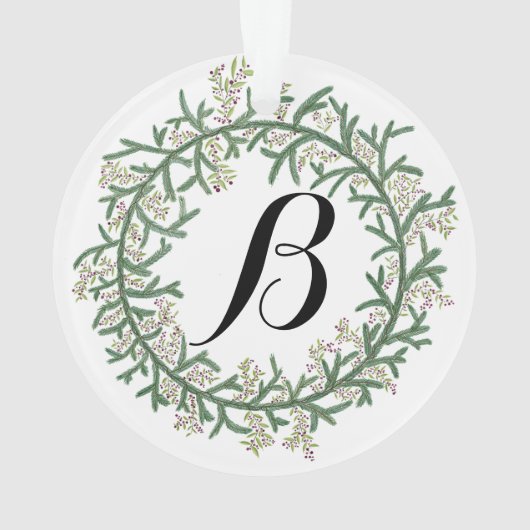 Noël de Monogram Wreath (dos)