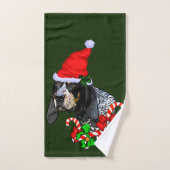 Noel de Noël blanc (Serviette à main)
