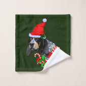 Noel de Noël blanc (Gant de toilette)