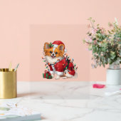 Noël de Noël Éclairage Père Noël Papillon Chien (Mariage)