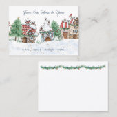 Noël De Notre Maison À Votre Carte De Boîtier (Devant / Derrière)