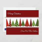 Noël de notre nouvelle carte postale (Devant / Derrière)