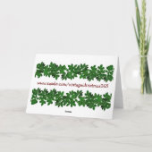 Noël de pays à la carte de cru de ferme (Dos)