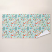 Noël de plage, vacances côtières, Serviette (Serviette de bain)