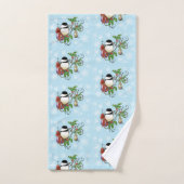 Noël de poulet d'hiver (Serviette à main)